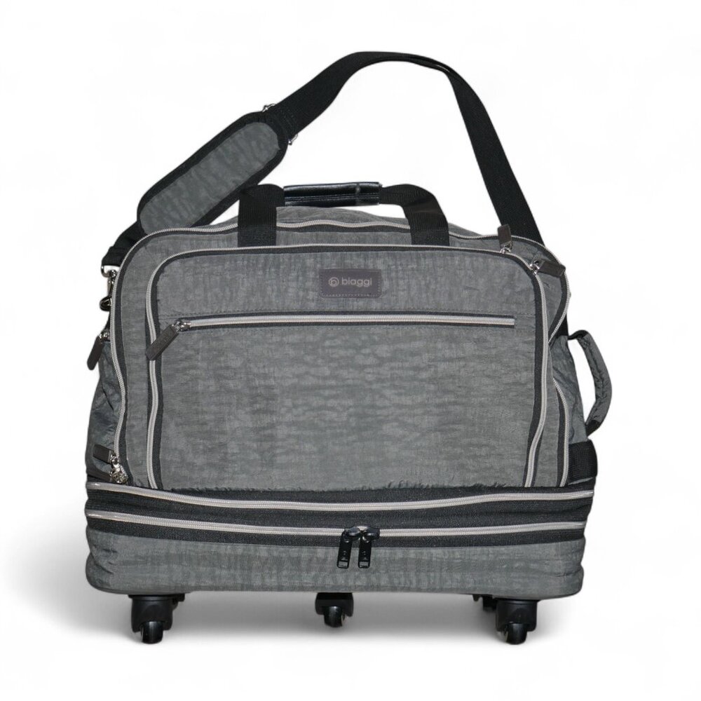 Biaggi Zipsack Boost Max Expandable Underseat Carry-On Rolling Luggage Suitcase
